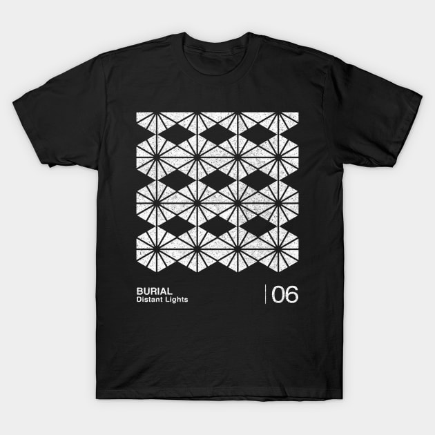 Burial / Minimalist Graphic Artwork Design T-Shirt by saudade